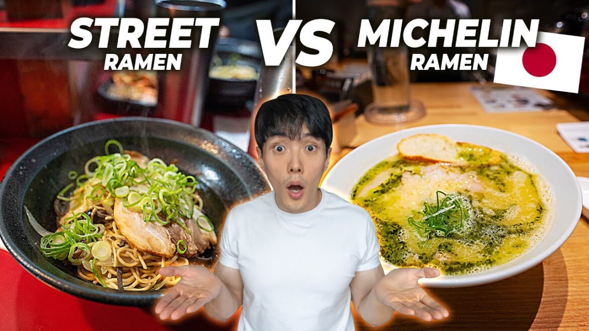 Street Ramen VS Michelin Ramen in Japan!