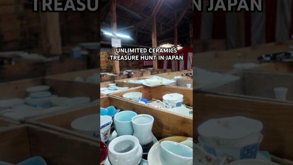 imagine all the ceramic pieces u can bring home! #japan #ceramic #japantravel