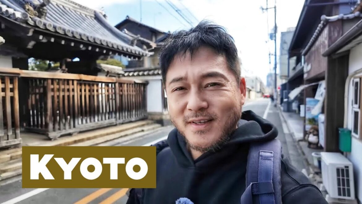 Strolling Through Local Streets of Kyoto Japan