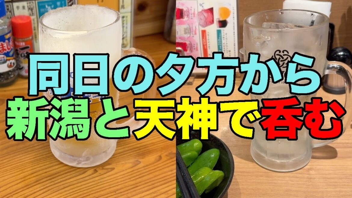 【#1113】2025年度春の18きっぷ旅 第1弾:全国全駅乗下車再達成 PART2・IBEXでの移動をはさんで新潟と天神で呑む【青海ショッピングセンター】【古川鮮魚】【万代バスカレー】【ウエスト】 【#1113】2025年度春の18きっぷ旅 第1弾:全国全駅乗下車再達成 PART2・IBEXでの移動をはさんで新潟と天神で呑む【青海ショッピングセンター】【古川鮮魚】【万代バスカレー】【ウエスト】