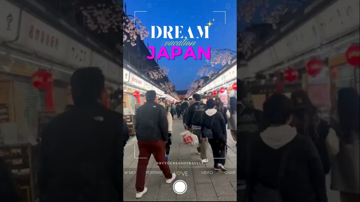 🪄 Dream Vacation 🎎 JAPAN ( CHERRY BLOSSOM ) 🍓🌷 With RV Tours and Travels ✈️ #japan #tourpackages 👇