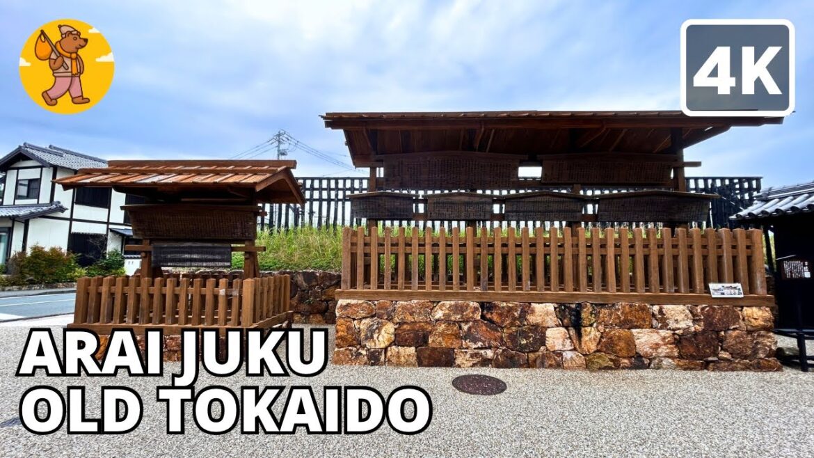 OLD TOKAIDO ROAD PART 31 | Arai-juku 4K Japan Shizuoka Walking Tour | 新居宿　旧東海道五十三次の旅　静岡県歩きビデオ