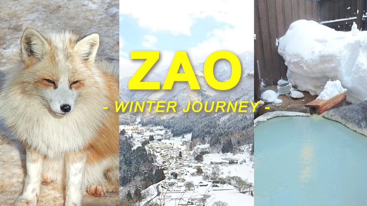 A Peaceful Winter Journey in Japan | Hidden Temples, Snow Monsters, Foxes & Onsen at Zao Sendai