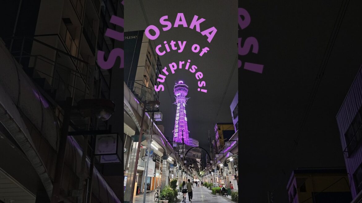 Osaka Magic in 60 Seconds: A City of Surprises!