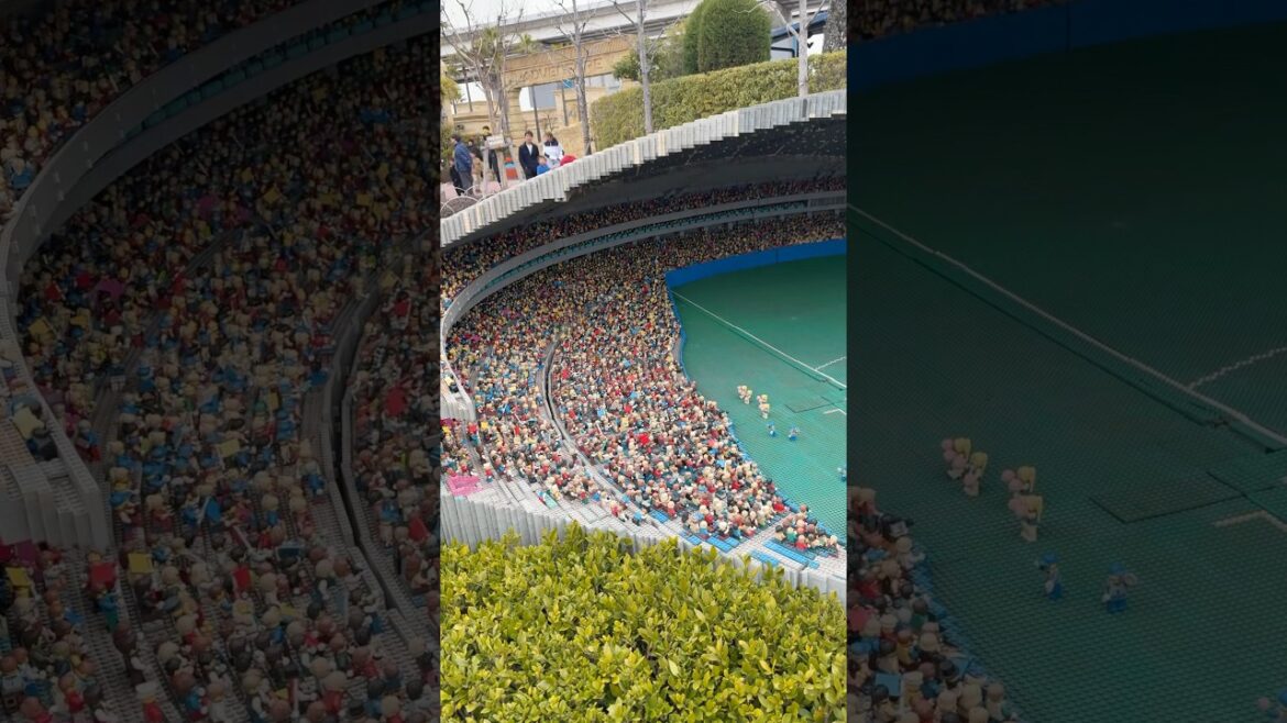 Baseball Stadium in Miniland located in Legoland, Nagoya. #japan #travel #nagoya #mlb #sports