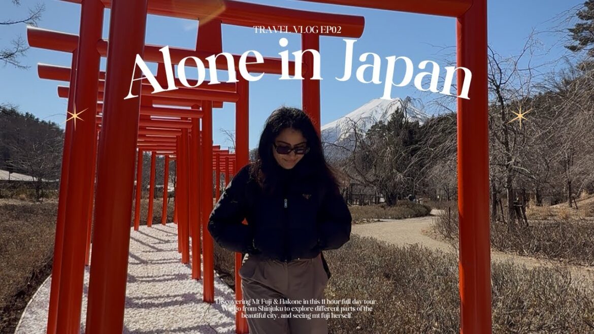 my first solo trip to mt fuji, japan 🗻 4th station, hakone, and lake ashi