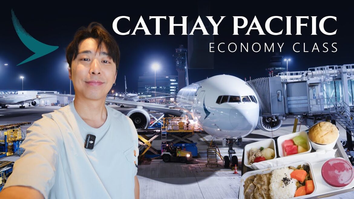 Cathay Pacific 777 Economy Class | Fukuoka to Hong Kong (2024) Cathay Pacific 777 Economy Class | Fukuoka to Hong Kong (2024)