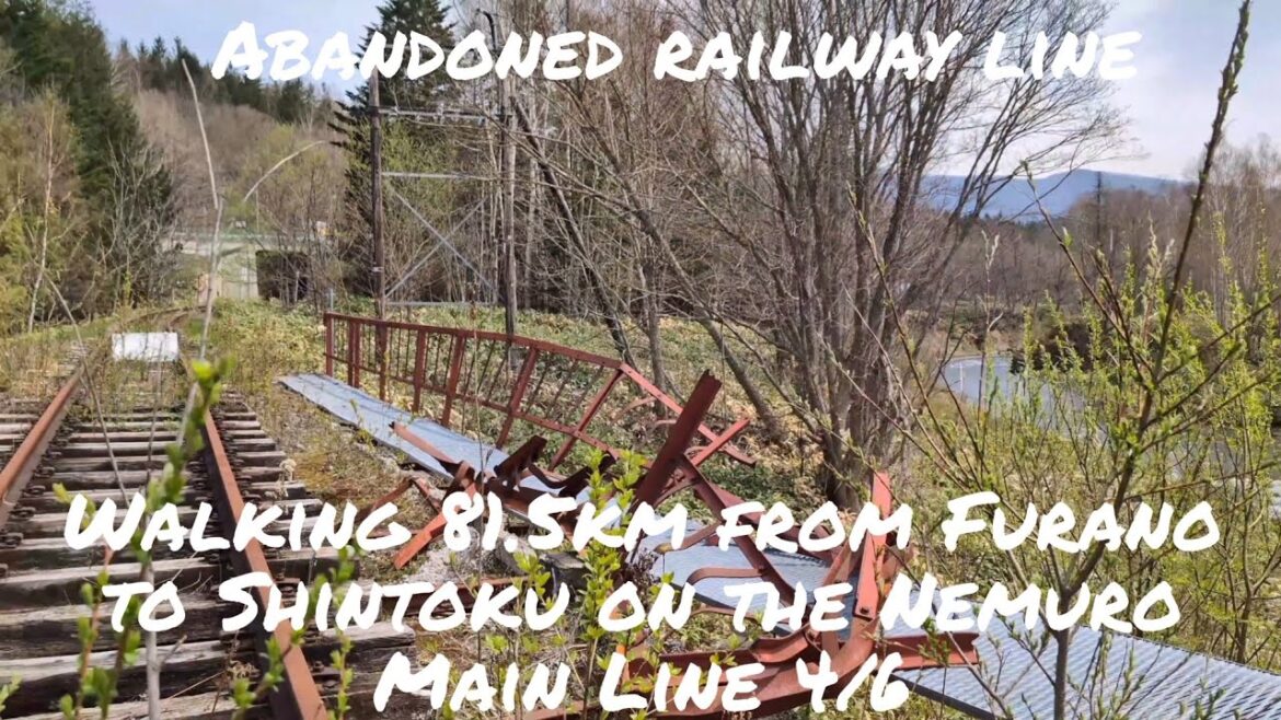 [Abandoned railway line] Walking 81.5km from Furano to Shintoku on the Nemuro Main Line 4/6