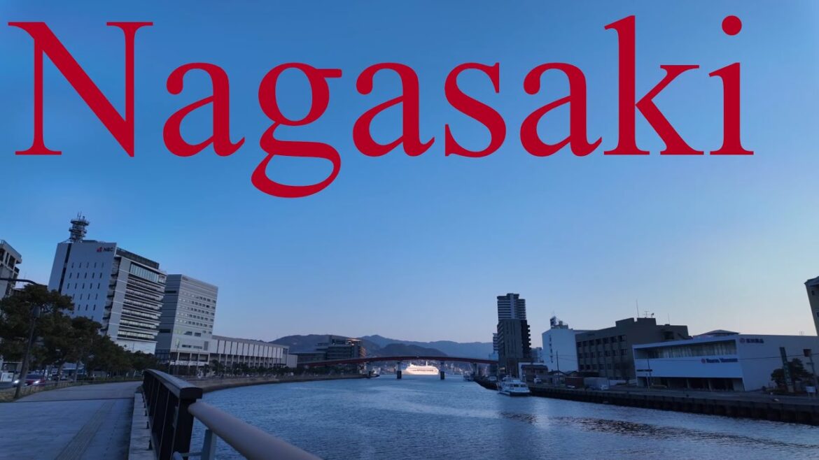 長崎市の浦上川右岸地域を散策　Walking Tour in Right Bank Area of Urakami River, Nagasaki, Japan