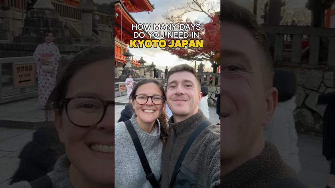 How long should you spend in KYOTO? 🇯🇵 Japan travel tips #kyoto #japan #japantravel #traveltips