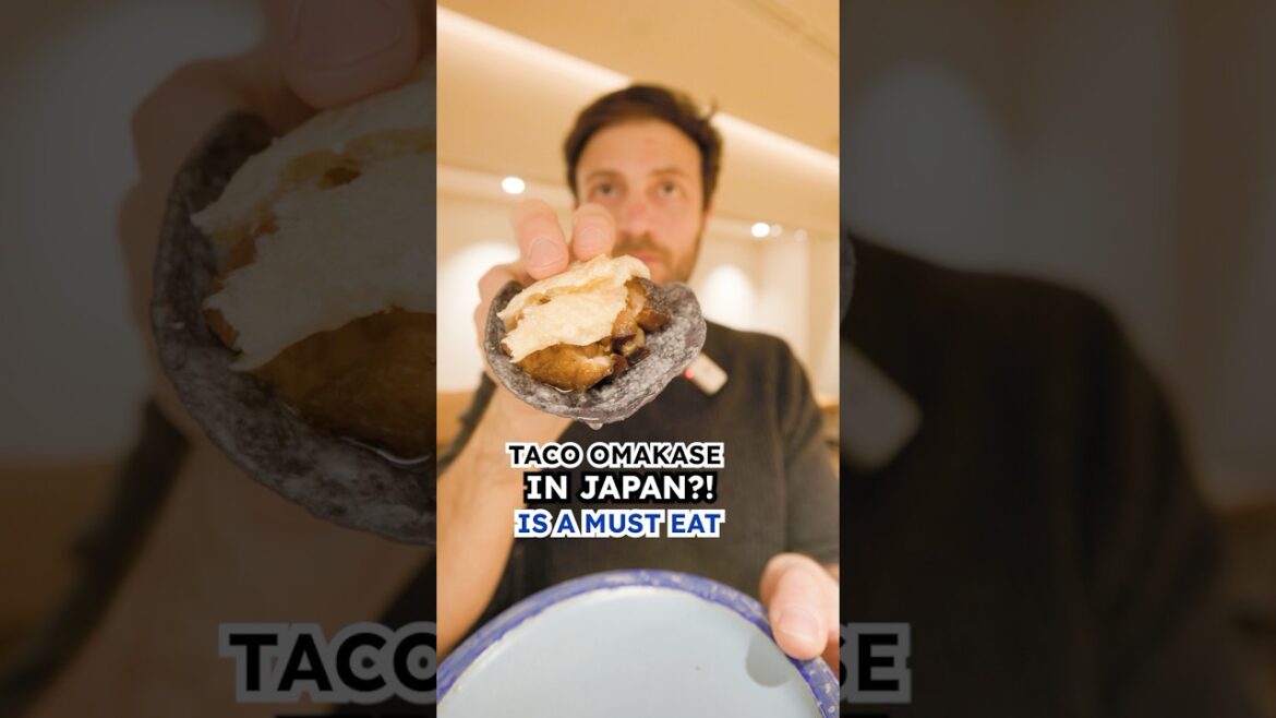 Japan Even Has Amazing Tacos?! #shorts #tacos #japan