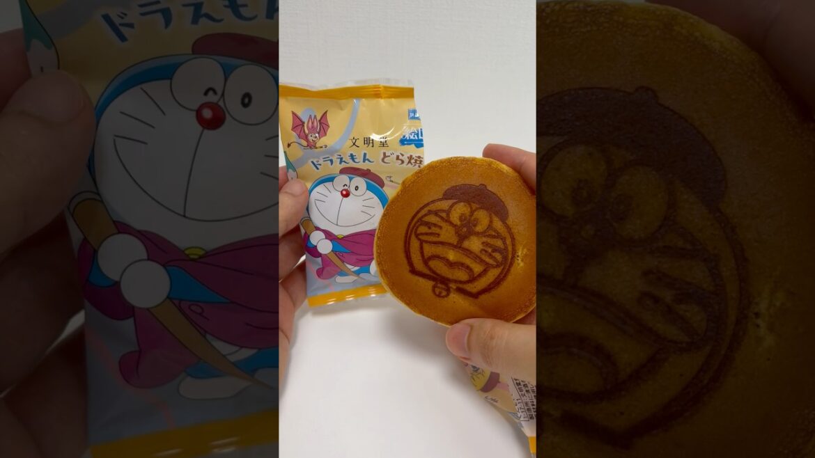 Doraemon Dorayaki Japanese Pan Cake #shorts