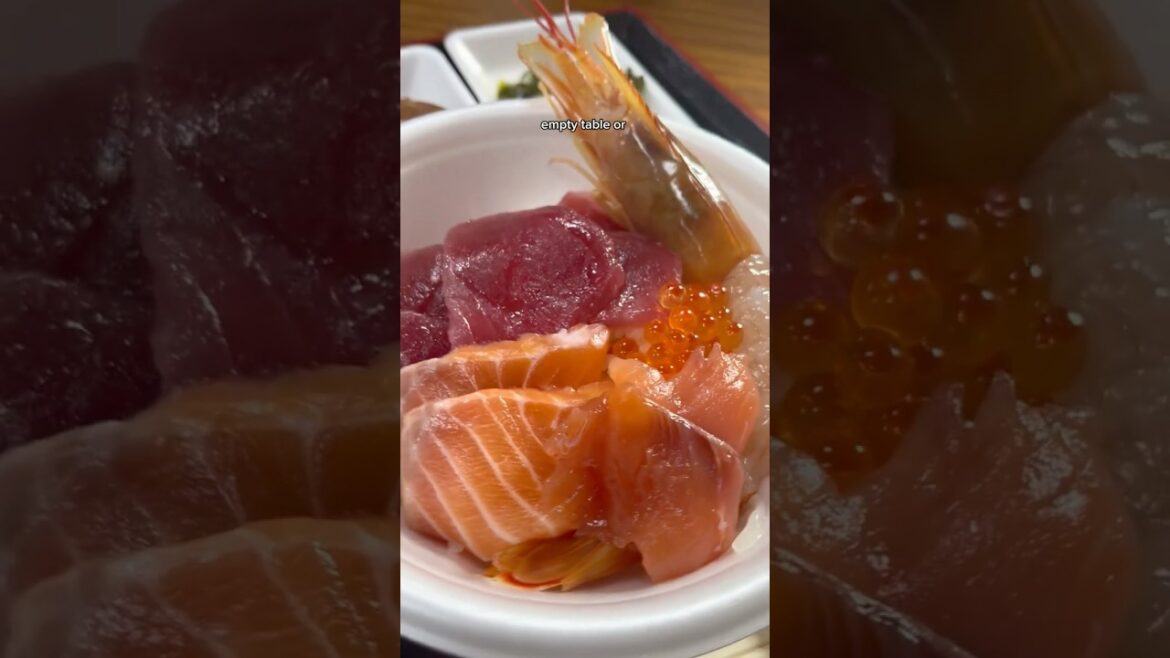 Seafood market in Aomori, Japan