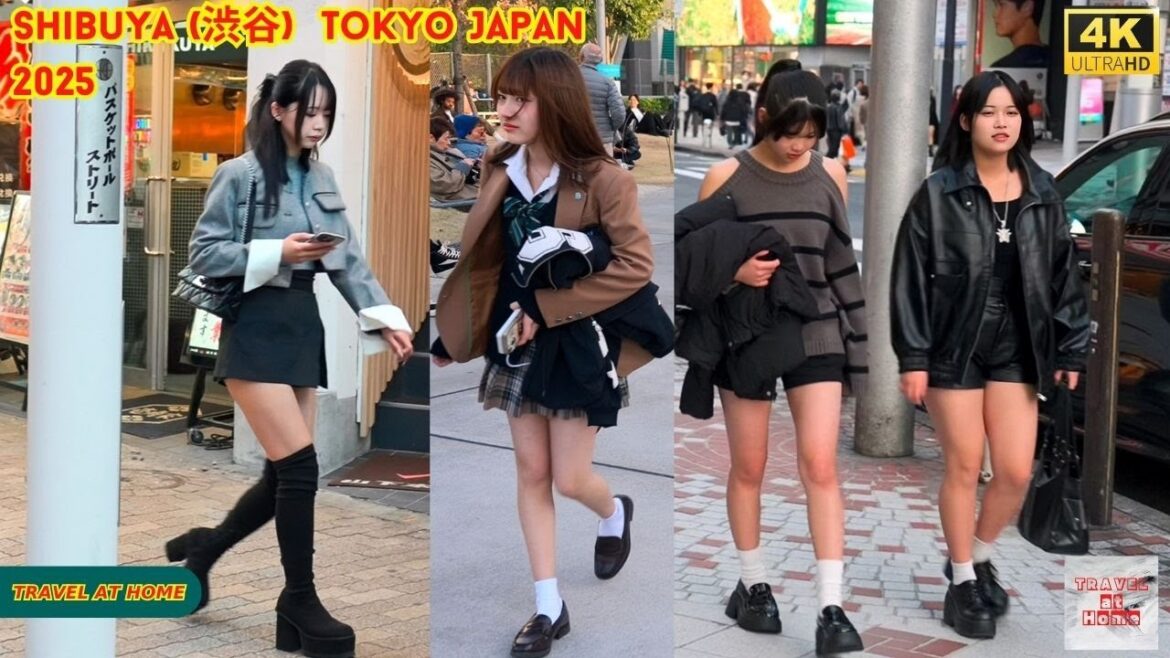 4k hdr Japan travel 2025 | Walk in Shibuya (渋谷) Tokyo Japan |  Relaxing Natural City ambience