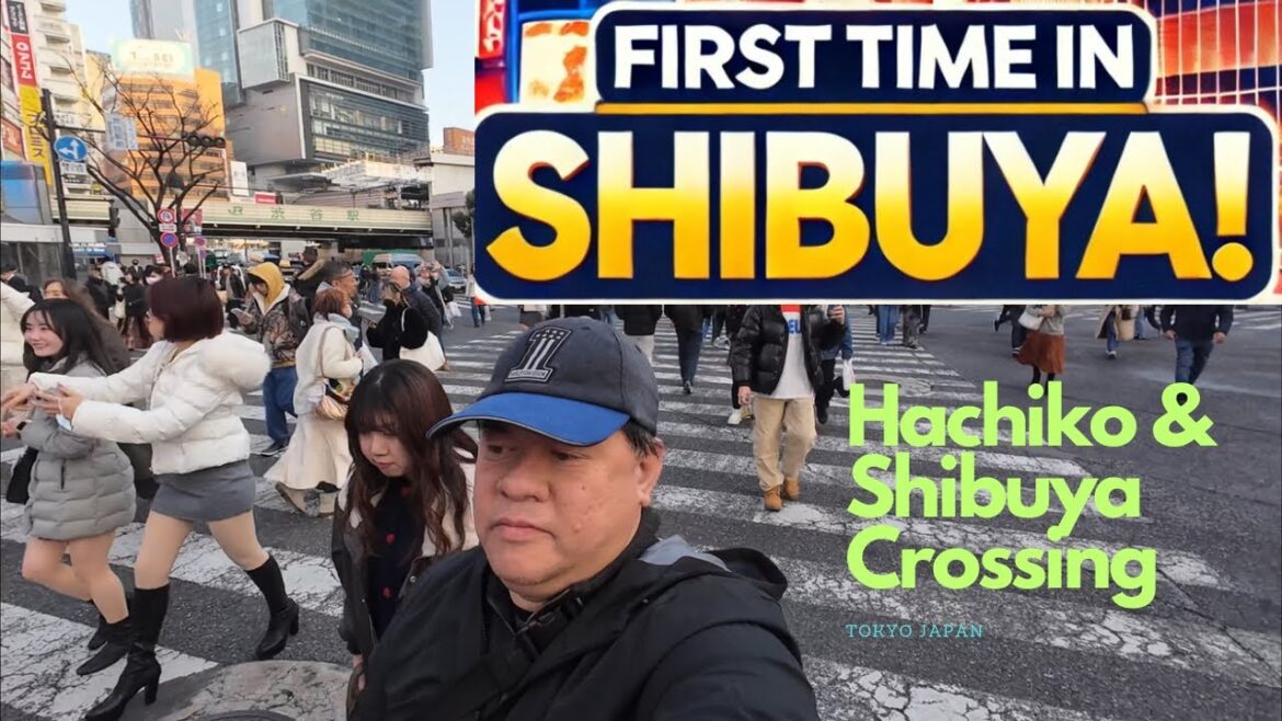 First Time in Shibuya! Visiting Hachiko & Crossing the Famous Shibuya Scramble