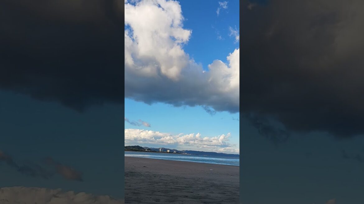 beautiful beach Chiba Japan video