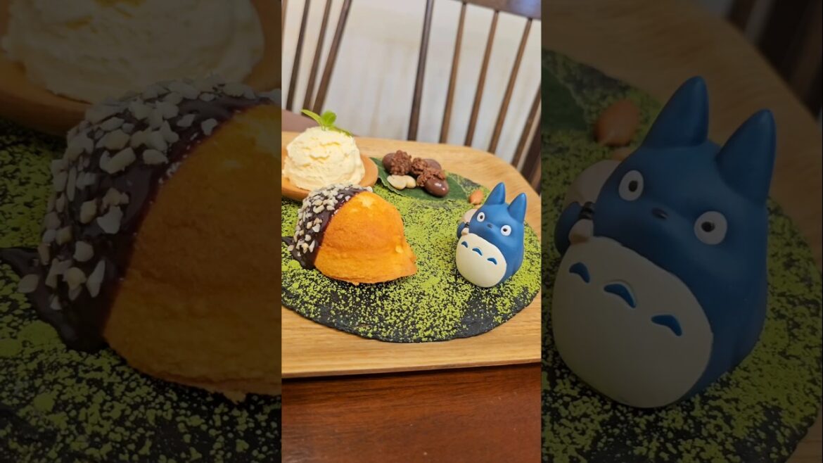 Totoro and Spirited Away-themed food in Moricafe Kodama 😋