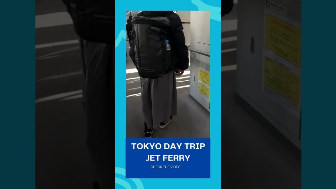 This High Speed Jet Ferry in Tokyo Will Blow Your Mind!