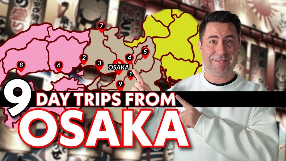 These 9 DAY TRIPS  from Osaka are EASY!  (Go beyond)