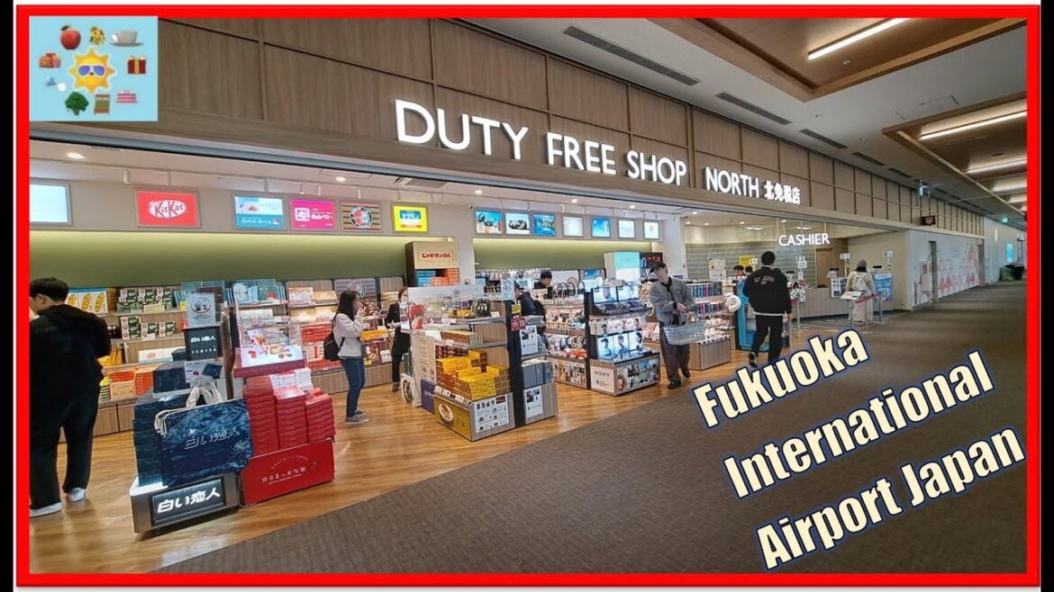 DEPARTURE LEVEL FUKUOKA INTERNATIONAL AIRPORT JAPAN Shintencho Shopping District Kego Shrine