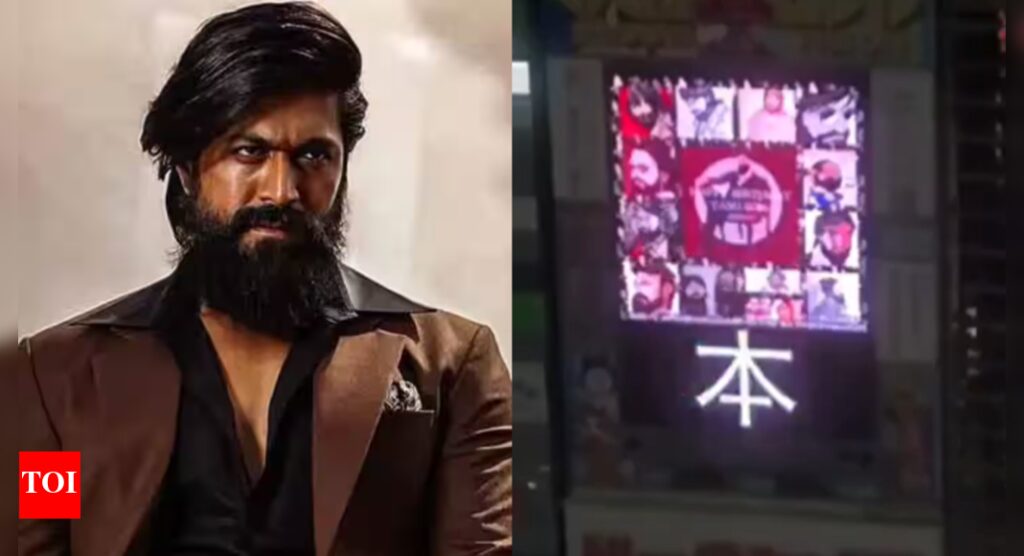 Throwback to the time when Yash's Japanese fans lit up Tokyo’s Shibuya Square on his birthday |