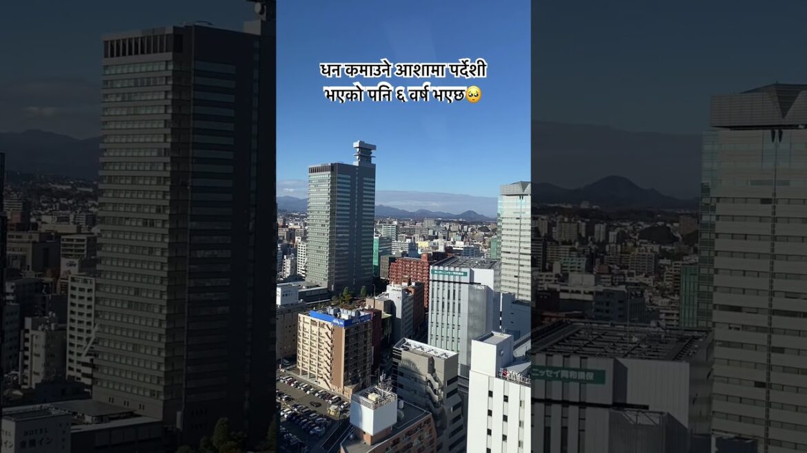 Sendai City🏙️ #pardeshi #japan #viralshort #youtubeshorts #rljapanvlogs9165