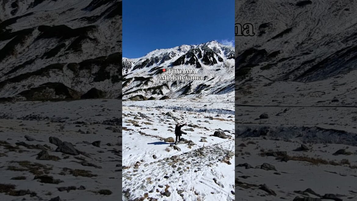 ⛰️Mt.Tateyama in Japan   #japan #trip #travel  #mountains #toyama #tourist #mountaineering