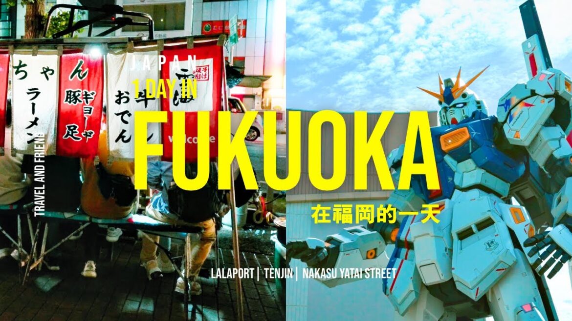 【Japan Vlog】1 Day in Fukuoka – Must try French Yatai Soshu | LaLaport Gundam base 【Japan Vlog】1 Day in Fukuoka - Must try French Yatai Soshu | LaLaport Gundam base