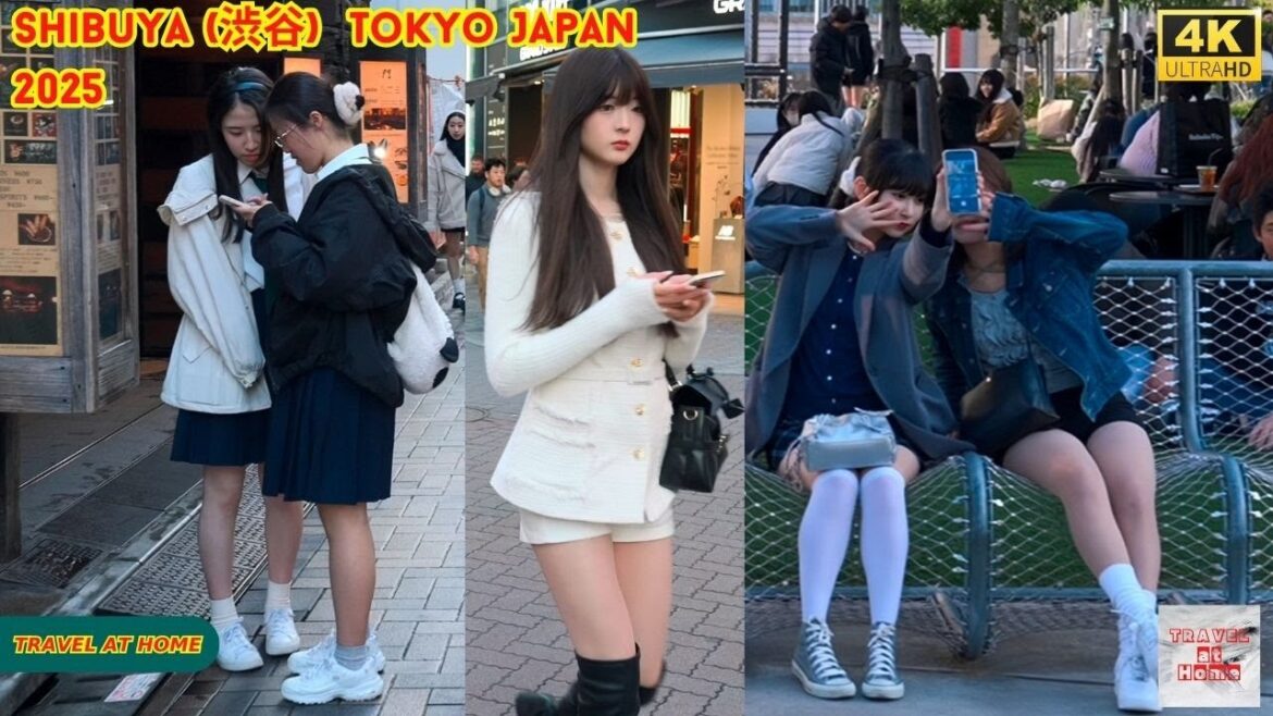 4k hdr Japan travel 2025 | Walk in Shibuya (渋谷) Tokyo Japan |  Relaxing Natural City ambience