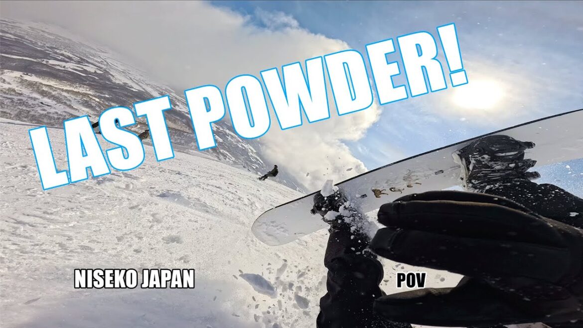 Last Powder Day in Niseko 🏂 POV with Friends! | Epic Snowboarding Adventure