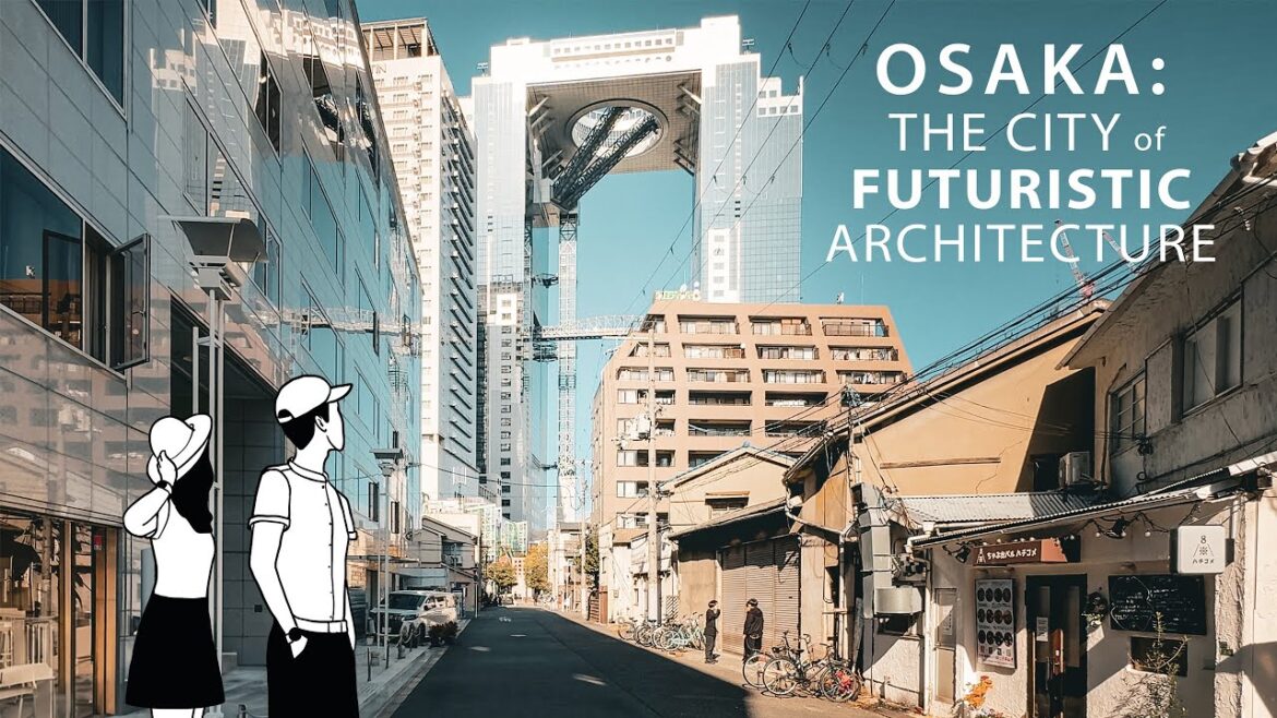 4K Osaka 🇯🇵 : The City Of Futuristic Architecture