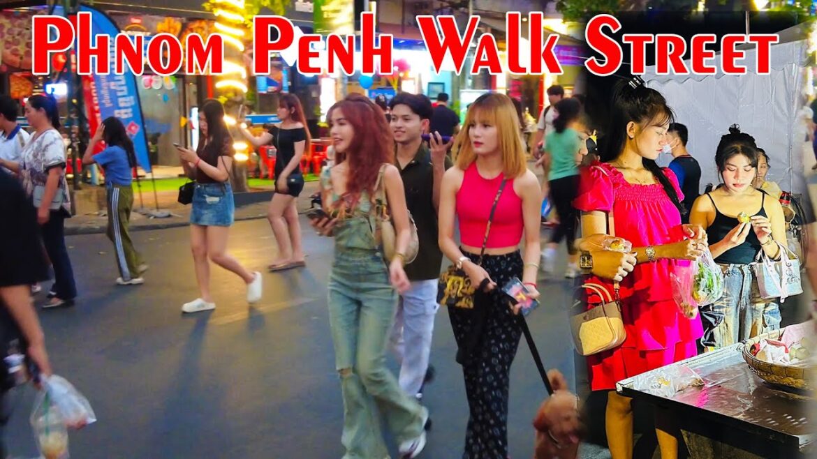 The Walk Street In Phnom Penh City Camboida Travel 2025 Relaxing Walking Tour 4K The Walk Street In Phnom Penh City Camboida Travel 2025 Relaxing Walking Tour 4K