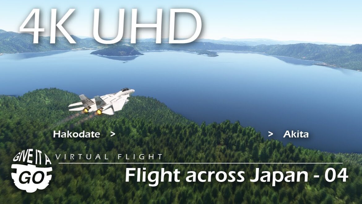 4K - Flight across Japan / Section 4 - Virtual Scenic Flight 050