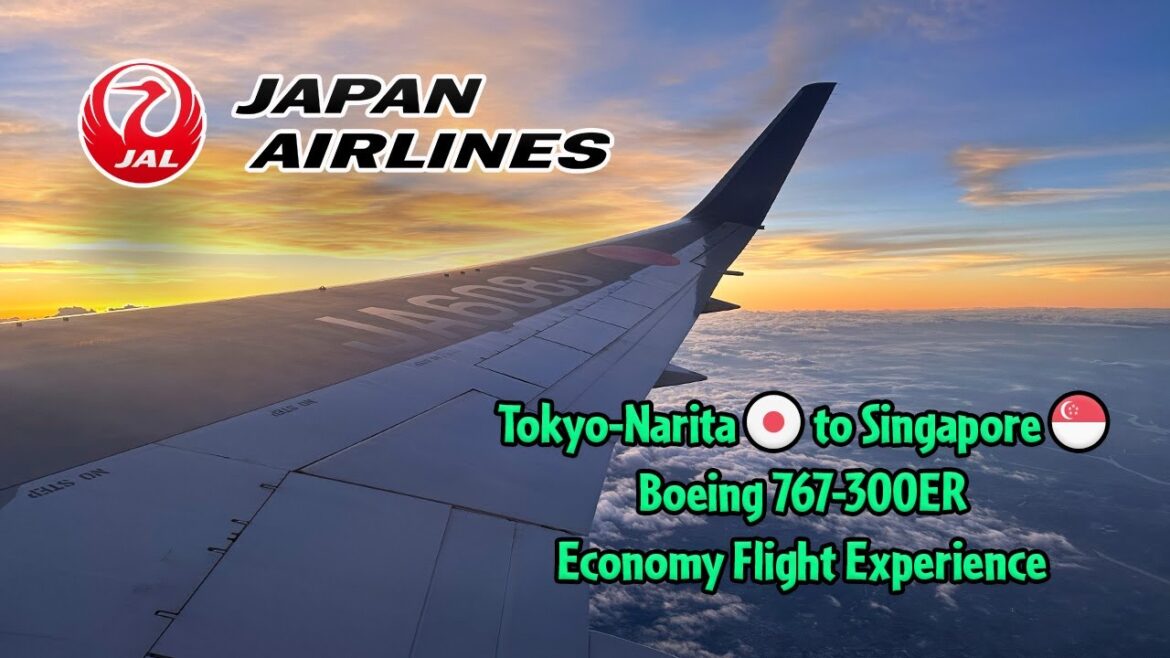 Japan Airlines Boeing 767-300ER Tokyo-Narita to Singapore Economy Flight Experience Japan Airlines Boeing 767-300ER Tokyo-Narita to Singapore Economy Flight Experience