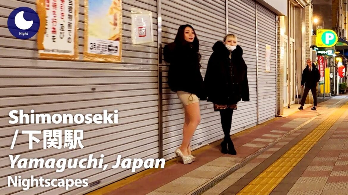 ⁴ᴷ Yamaguchi: Shimonoseki Station (山口県: 下関駅) - Japan Walking Tour (March, 2025)