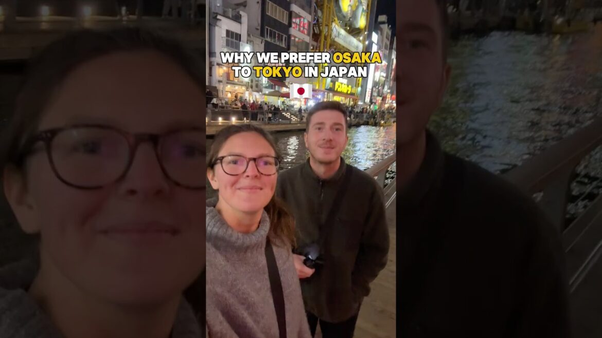 Osaka or Tokyo in Japan? We preferred Osaka! #osaka #japan #japantravel #travel #tokyo