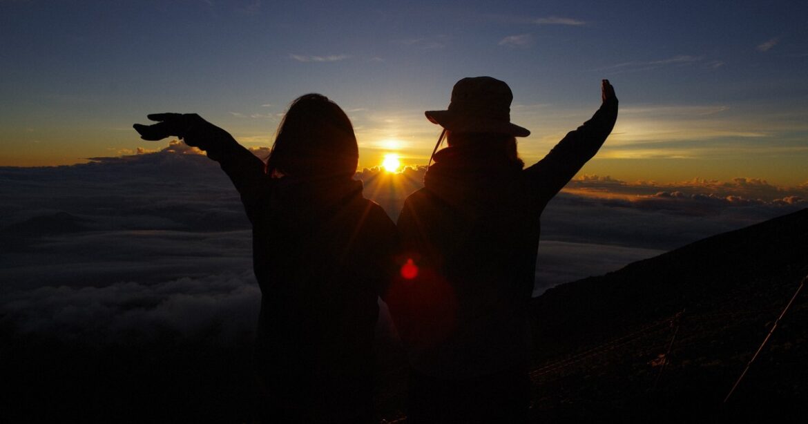 Tours offer off-peak options for viewing sunrise at Mt. Fuji to combat trail congestion Tours offer off-peak options for viewing sunrise at Mt. Fuji to combat trail congestion