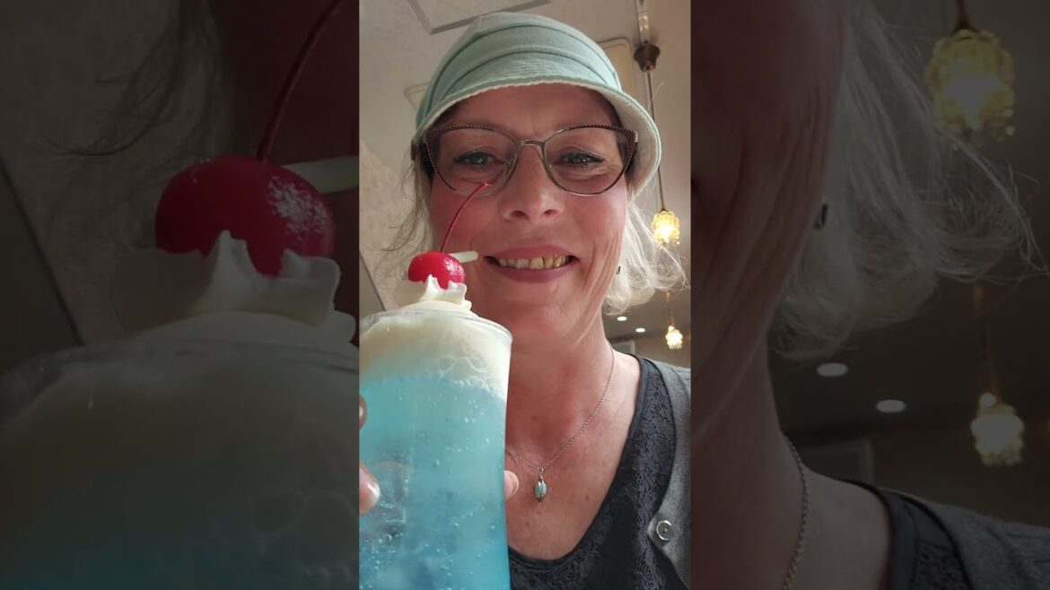 Cream soda at the Princess Cafe, life is good! Cream soda at the Princess Cafe, life is good!