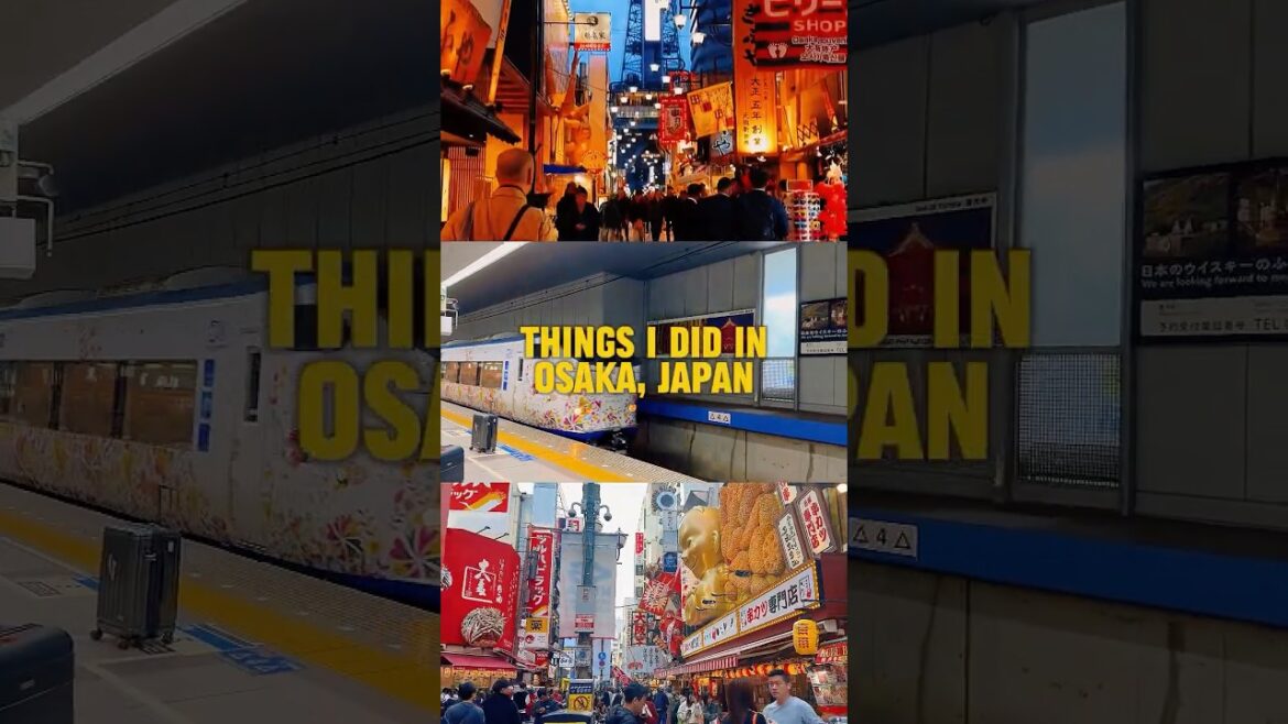 Holiday Vibe Check ✔️ Things I Did in Osaka #japan #adventure #explore #travel #trip #vacation