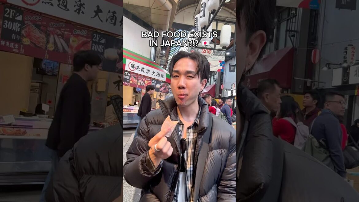The WORST food I’ve had in Japan #japanfood #mochi #shorts