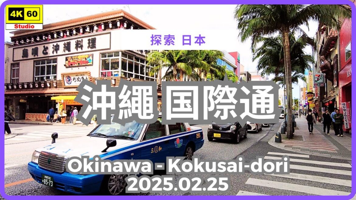 沖繩 国際通 4K | Okinawa - Kokusai-dori | DJI Pocket 2 | 2025.02.25