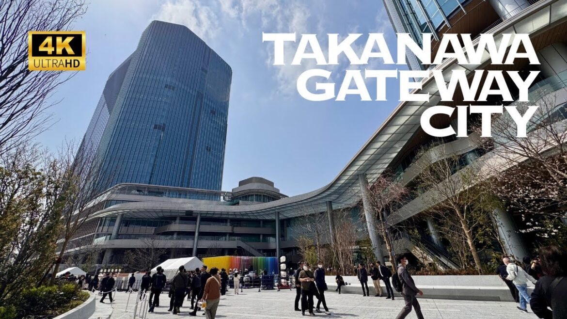 [Opening Day] Takanawa Gateway City, Tokyo 🇯🇵🐧 Walking Tour [4K]