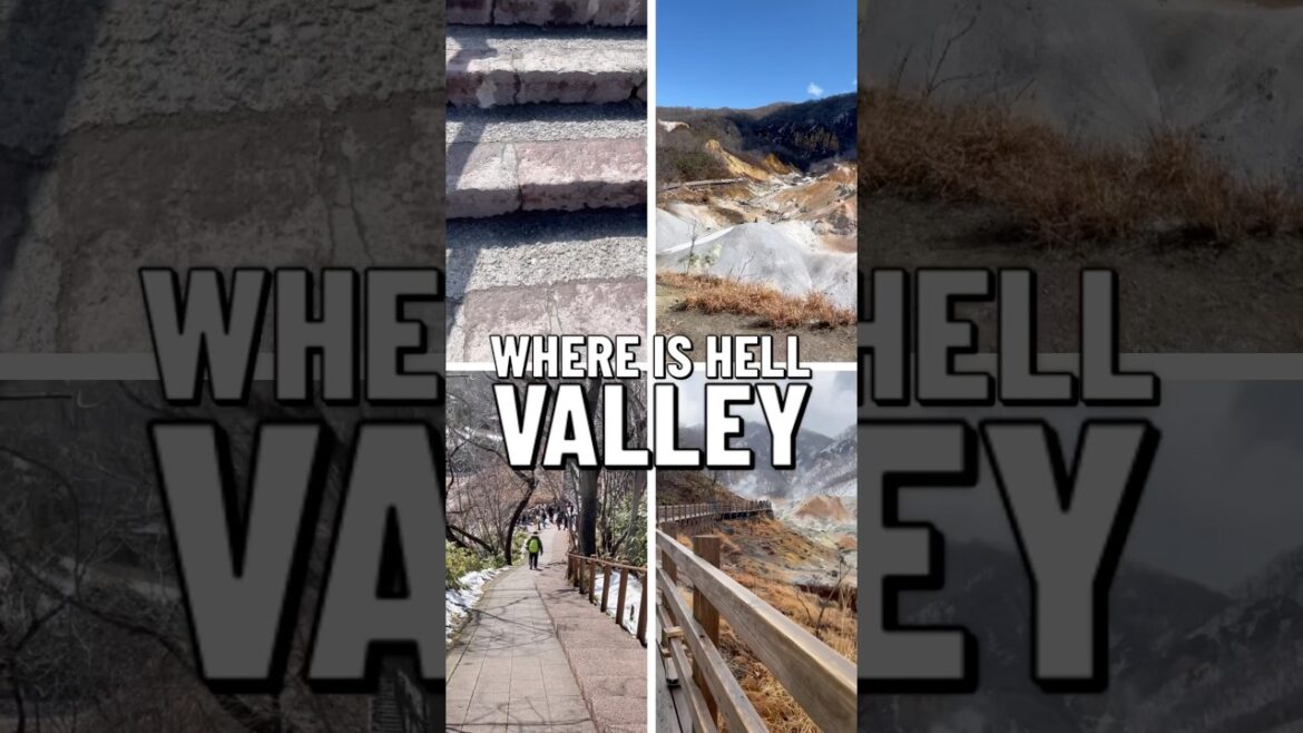 Where is Hell Valley??! #japan #travel #mountains #hokkaido #winter #noboribetsu #日本 #登別 #onsen