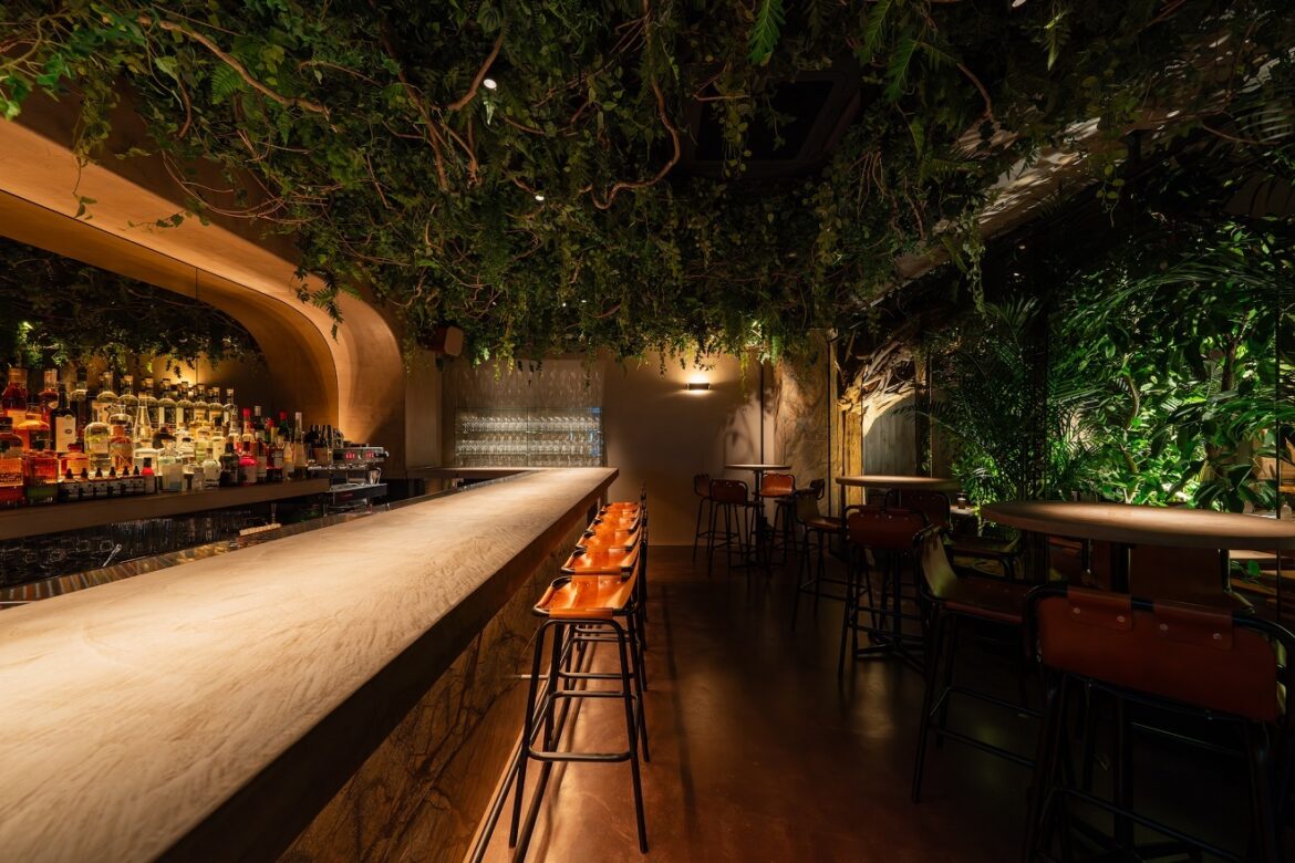 This new music and dining bar in Kyoto looks like a lush forest