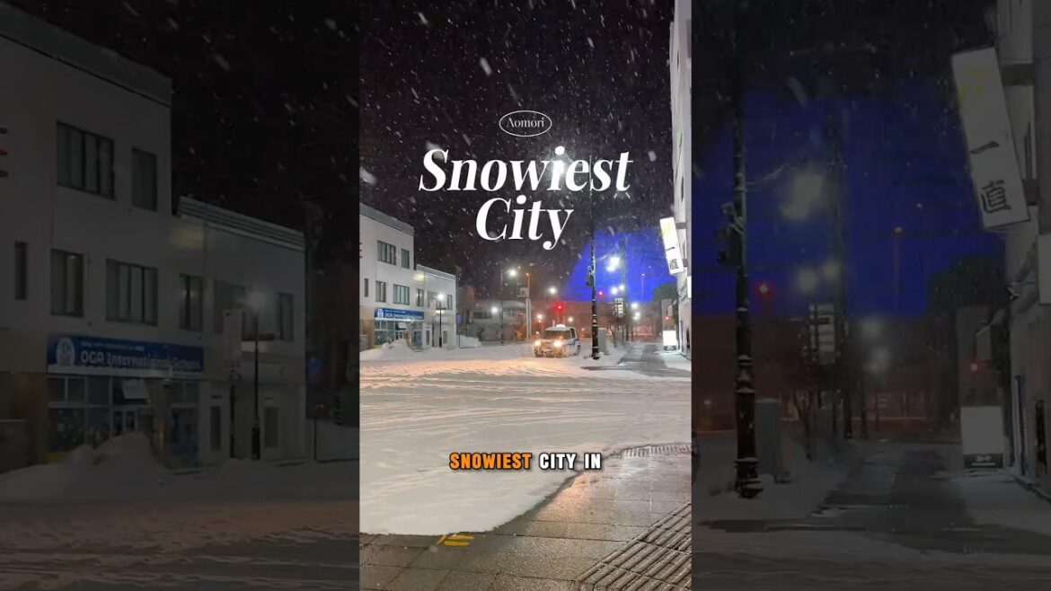 I know it's cherry blossom season in Japan, but I love snow ❄️ #japan #travel #aomori