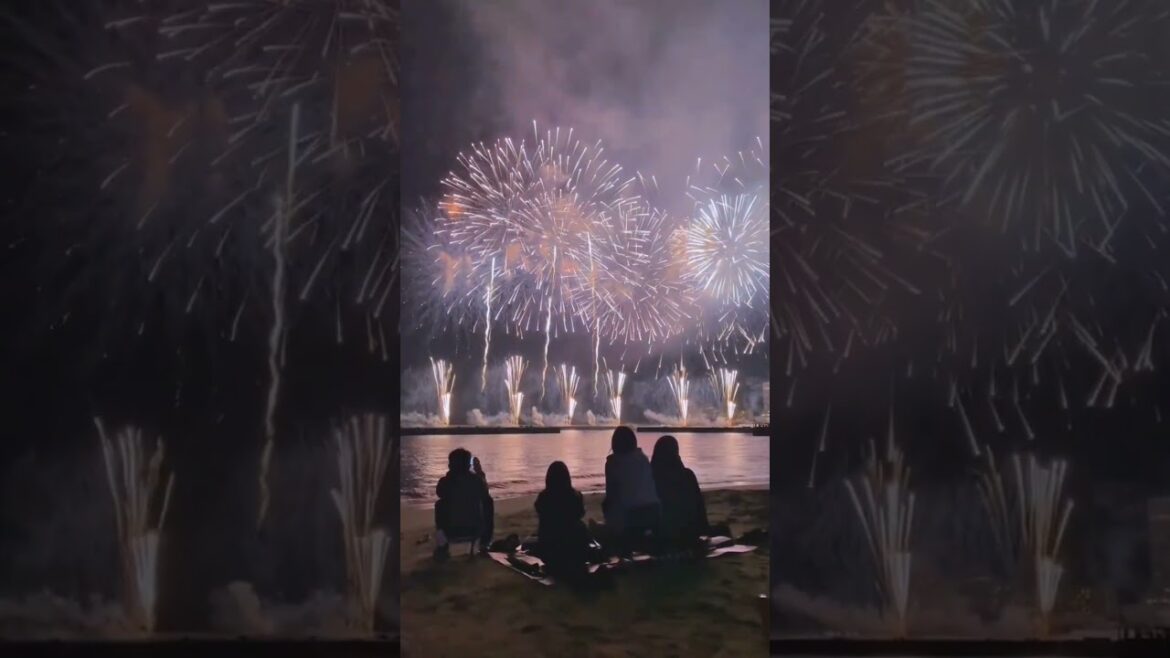 Magical Spring Fireworks over Atami 🌊✨ | Family Adventure Awaits!