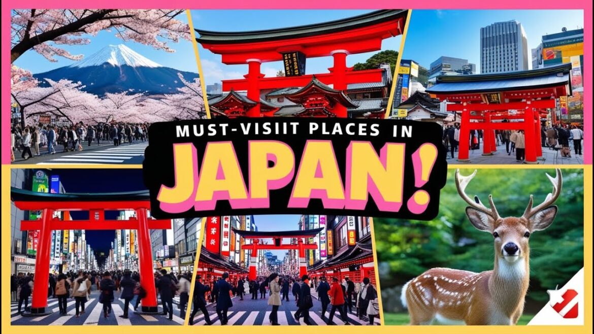 Must visit places in Japan Must visit places in Japan