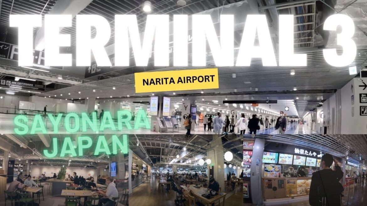 Digital Nomad’s Guide to Narita Terminal 3–Sayonara Japan! Vlog - 34 #getviews #youtubechannelgrowth