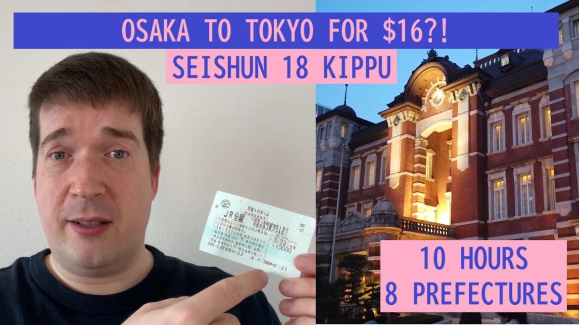 Osaka to Tokyo for $16! Seishun 18 Kippu Ticket – Cheap Travel in Japan 青春18きっぷ 大阪 東京 Osaka to Tokyo for $16! Seishun 18 Kippu Ticket - Cheap Travel in Japan 青春18きっぷ 大阪 東京