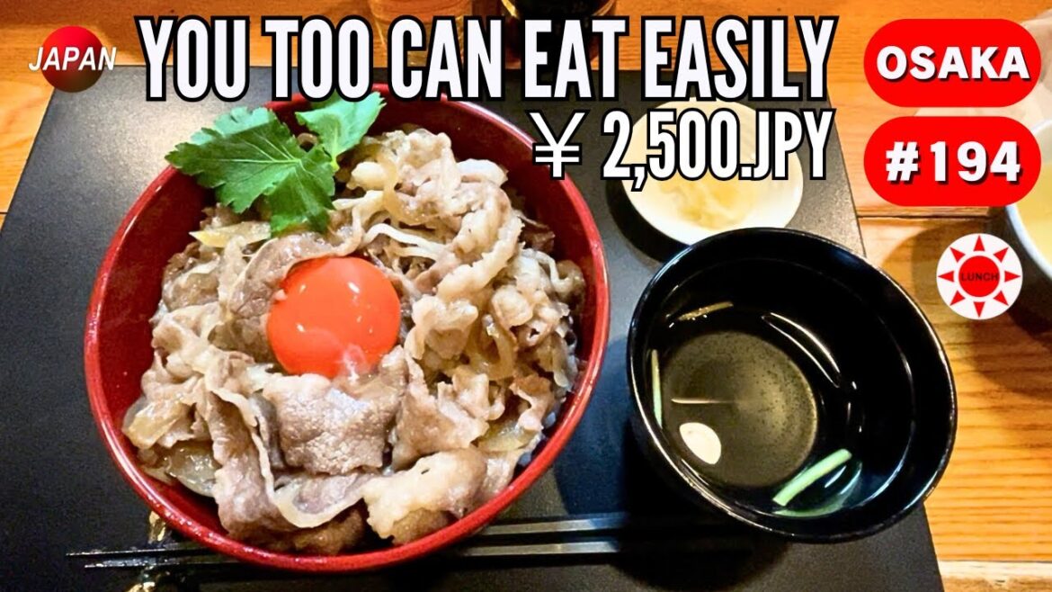 [Wagyu] Beef bowl made with Japan's finest Kobe beef [Osaka] #194